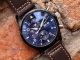 Perfect Replica IWC Pilot Black Steel Case Blue Dial Chronograph 44mm Watch (6)_th.jpg